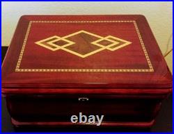 Thompson and Company 1915 Vtg. Humidor Cigar Storage Box Cedar Lined/ Flawless