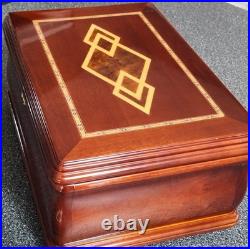Thompson and Company 1915 Vtg. Humidor Cigar Storage Box Cedar Lined/ Flawless