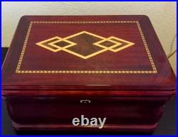 Thompson and Company 1915 Vtg. Humidor Cigar Storage Box Cedar Lined/ Flawless
