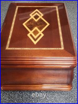 Thompson and Company 1915 Vtg. Humidor Cigar Storage Box Cedar Lined/ Flawless