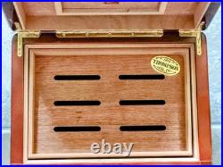 Thompson and Company 1915 Vtg. Humidor Cigar Storage Box Cedar Lined/ Flawless