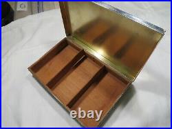 Tiffany & Co. Sterling Silver. 925 Humidor Cigar box #22358 Makers 7373 29+ oz