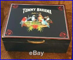 Tommy Bahama STAKES ARE FLY HUMIDOR Poker Inspired Mahogany Brand New Boxed