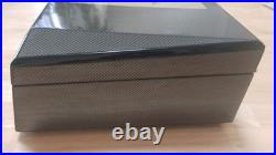 Tonino Lamborghini Cigar Humidor Carbon Fiber Look Rare Luxury Box