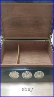 Tonino Lamborghini Cigar Humidor Carbon Fiber Look Rare Luxury Box