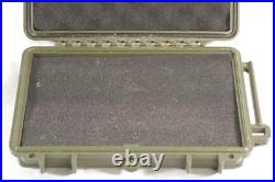 Torano Family Cigar Box Humidor Latching Hard Case OD Green Advertising 9.5 x 7