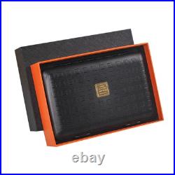Travel Black Portable Plastic Cedar Wood Humidor Humidor Box 5 Cigars Gift Box