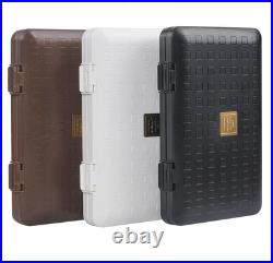 Travel Black Portable Plastic Cedar Wood Humidor Humidor Box 5 Cigars Gift Box
