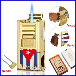 Travel Cigar Bag Case Humidor Cigar Lighter Cutter Holder Punch Needles Humidity Travel Cigar Bag Case Humidor Cigar Lighter Cutter Holder Punch Needles Humidity