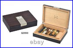 Travel Cigar Humidor Box Humidified 15/20 Cigars LUBINSKI Q2050 Travel Cigar Humidor Box Humidified 15/20 Cigars LUBINSKI Q2050