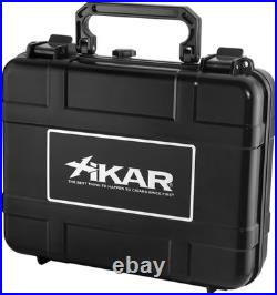 Travel Cigar Humidor Case with Airtight Seal ABS Plastic Portable Humidor Box