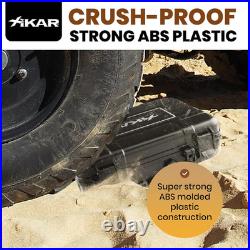 Travel Cigar Humidor Case with Airtight Seal ABS Plastic Portable Humidor Box