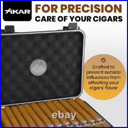 Travel Cigar Humidor Case with Airtight Seal ABS Plastic Portable Humidor Box