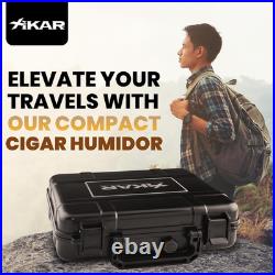 Travel Cigar Humidor Case with Airtight Seal ABS Plastic Portable Humidor Box
