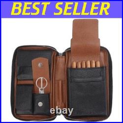 Travel-Friendly Cigar Case Box for Husband, Holds 5-6 Cigars Travel-Friendly Cigar Case Box for Husband, Holds 5-6 Cigars