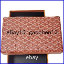 Travel Orange Cedar Wood Cigar Humidor Box 10 Tube Cigar Portable Cigar Case