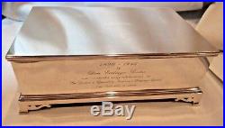 U. K. 1946 Richard Comyns Large 925 Sterling Silver Humidor-cigar Box 48.8 Tr Oz