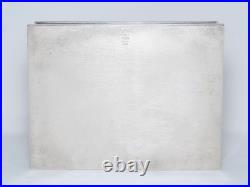 Unique 1940's Gorham Sterling Silver Gentlemen's Dresser Box/Cigar Humidor, 507g