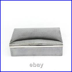 Unusual German Niello Solid Sterling Silver Cigar/Cigarette Box/Humidor. Menner