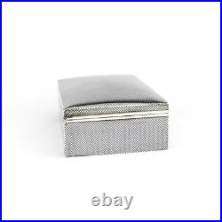 Unusual German Niello Solid Sterling Silver Cigar/Cigarette Box/Humidor. Menner