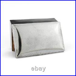 Unusual German Niello Solid Sterling Silver Cigar/Cigarette Box/Humidor. Menner