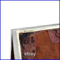 Unusual German Niello Solid Sterling Silver Cigar/Cigarette Box/Humidor. Menner