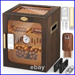 Usewire Cigar Humidor Led-Lit Cigar Cabinet Includes Acrylic Cigar Case And