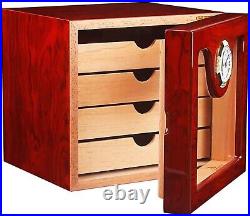 VEVOR 100 Cigar Humidor Cabinet Cedar Cigar Box Humidifier & Hygrometer & Shelve VEVOR 100 Cigar Humidor Cabinet Cedar Cigar Box Humidifier & Hygrometer & Shelve