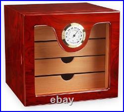 VEVOR 100 Cigar Humidor Cabinet Cedar Cigar Box Humidifier & Hygrometer & Shelve VEVOR 100 Cigar Humidor Cabinet Cedar Cigar Box Humidifier & Hygrometer & Shelve
