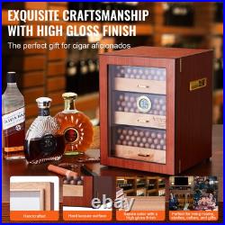 VEVOR 150 Cigar Humidor Cabinet Cedar Cigar Box Humidifier & Hygrometer & Shelve VEVOR 150 Cigar Humidor Cabinet Cedar Cigar Box Humidifier & Hygrometer & Shelve