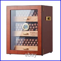 VEVOR 150 Cigar Humidor Cabinet Cedar Cigar Box Humidifier & Hygrometer & Shelve VEVOR 150 Cigar Humidor Cabinet Cedar Cigar Box Humidifier & Hygrometer & Shelve