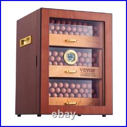 VEVOR 150 Cigar Humidor Cabinet Cedar Cigar Box Humidifier & Hygrometer & Shelve VEVOR 150 Cigar Humidor Cabinet Cedar Cigar Box Humidifier & Hygrometer & Shelve
