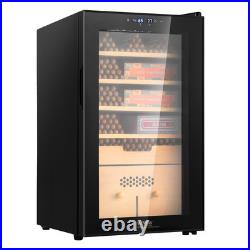 VEVOR Electric Cigar Humidor Cabinet Cedar Cigar Box Temp Control LED Light VEVOR Electric Cigar Humidor Cabinet Cedar Cigar Box Temp Control LED Light