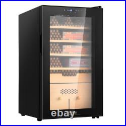 VEVOR Electric Cigar Humidor Cabinet Cedar Cigar Box Temp Control LED Light VEVOR Electric Cigar Humidor Cabinet Cedar Cigar Box Temp Control LED Light