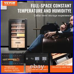 VEVOR Electric Cigar Humidor Cabinet Cedar Cigar Box Temp Control LED Light VEVOR Electric Cigar Humidor Cabinet Cedar Cigar Box Temp Control LED Light