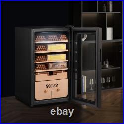 VEVOR Electric Cigar Humidor Cabinet Cedar Cigar Box Temp Control LED Light VEVOR Electric Cigar Humidor Cabinet Cedar Cigar Box Temp Control LED Light