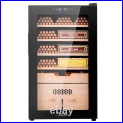 VEVOR Electric Cigar Humidor Cabinet Cedar Cigar Box Temp Control LED Light VEVOR Electric Cigar Humidor Cabinet Cedar Cigar Box Temp Control LED Light