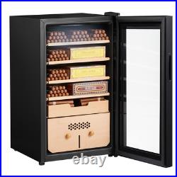 VEVOR Electric Cigar Humidor Cabinet Cedar Cigar Box Temp Control LED Light VEVOR Electric Cigar Humidor Cabinet Cedar Cigar Box Temp Control LED Light