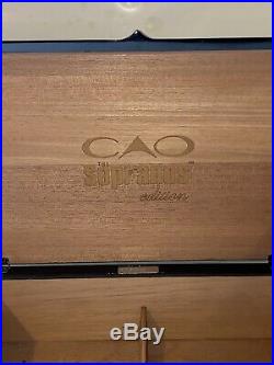 VINCE YOUNG STORAGE- CAO The Sopranos Edition Cigar Humidor LIMITED EDITION BOX