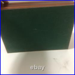 VTG Beautiful Mahogany Cigar Humidor Box with Hygrometer Wooden Cigar