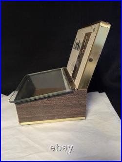 VTG Store Counter Glass Display Corina Larks Cigar Humidor Box Case