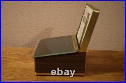 VTG Store Counter Glass Display Corina Larks Cigar Humidor Box Case