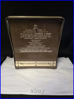 VTG Store Counter Glass Display Corina Larks Cigar Humidor Box Case