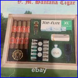 V. M. Santana collection special edition golf package Humidor Box Top Flite XL
