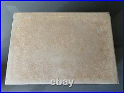 Vintage Agresti Burled Wood Italian Handmade Cigar Humidor Beautiful