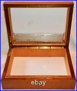 Vintage Alfred Dunhill London Wooden Humidor Cigar Box 12