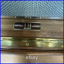 Vintage Alfred Dunhill Ltd Wood Cigar Box Humidor- NO KEY