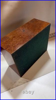 Vintage Alfred Dunhill of London Burl Wood Box Luxury Jewelry/Cigar Humidor