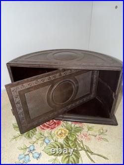 Vintage Bakelite Roto Tray Cigarette Humidor Art Deco Smoking Box USA