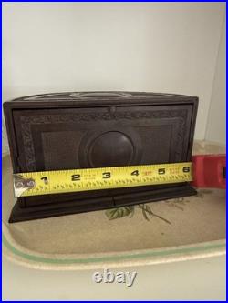 Vintage Bakelite Roto Tray Cigarette Humidor Art Deco Smoking Box USA